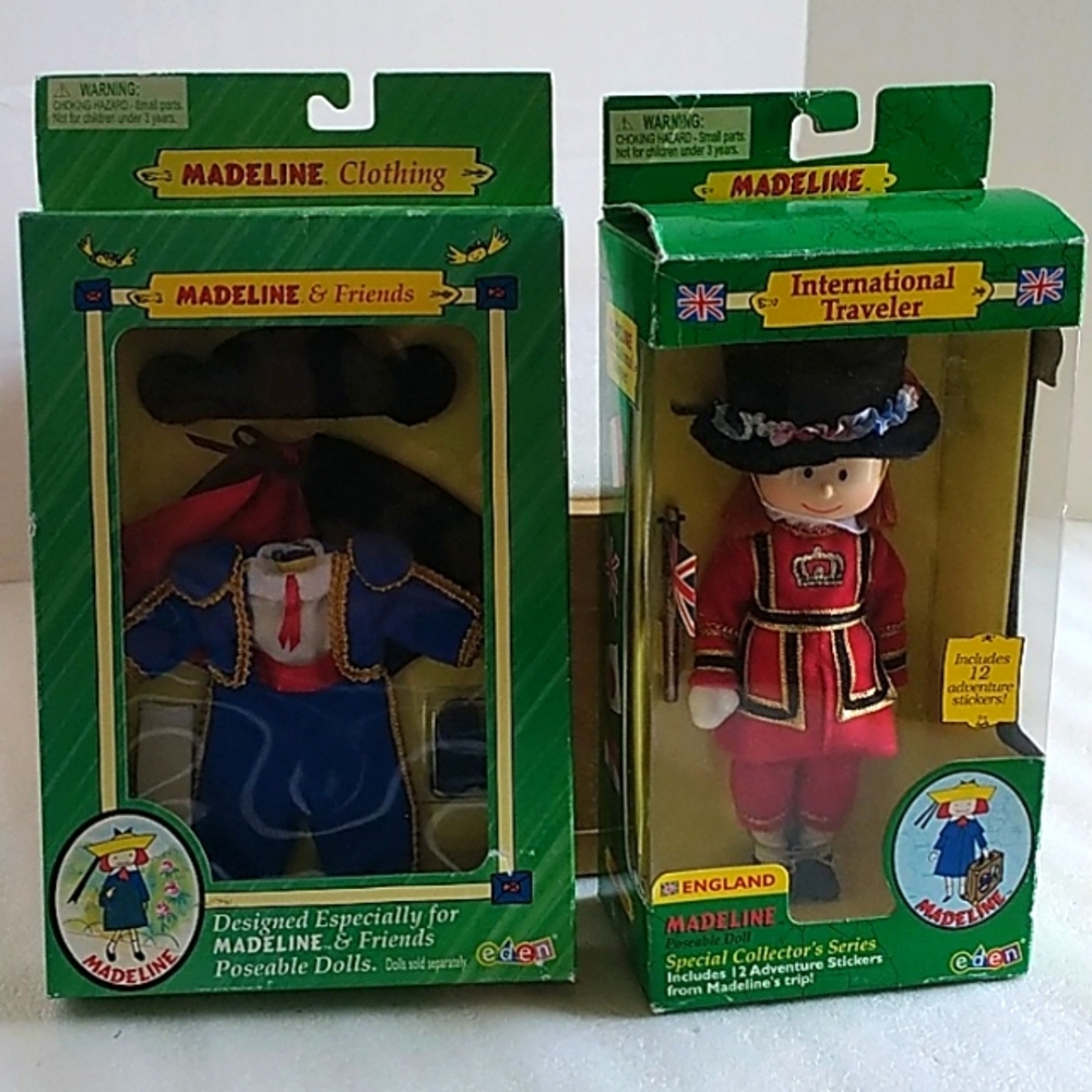 Madeline International Traveler Doll - Red With another outfit
